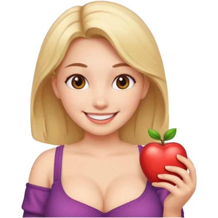 girl with big visible naked breasts emoji