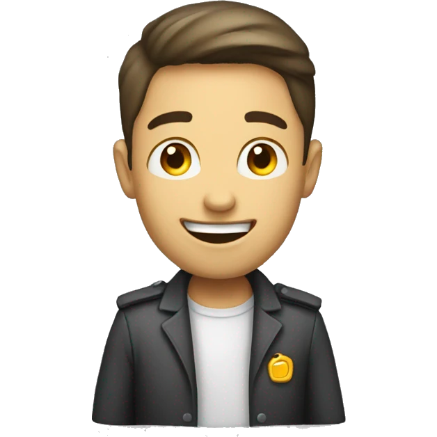 A person showing they have completed a task emoji