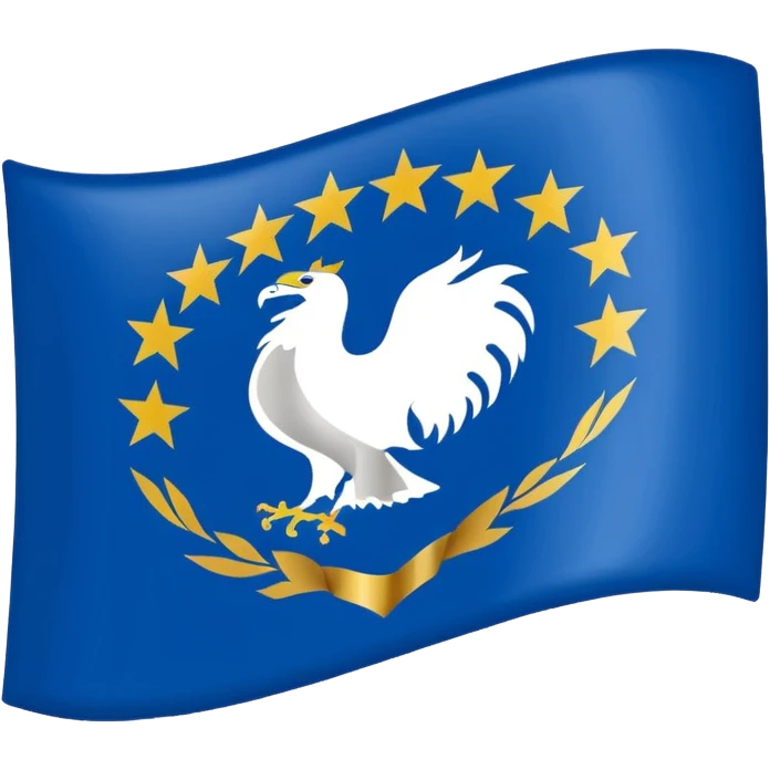 Flag of a country called Kosovo emoji