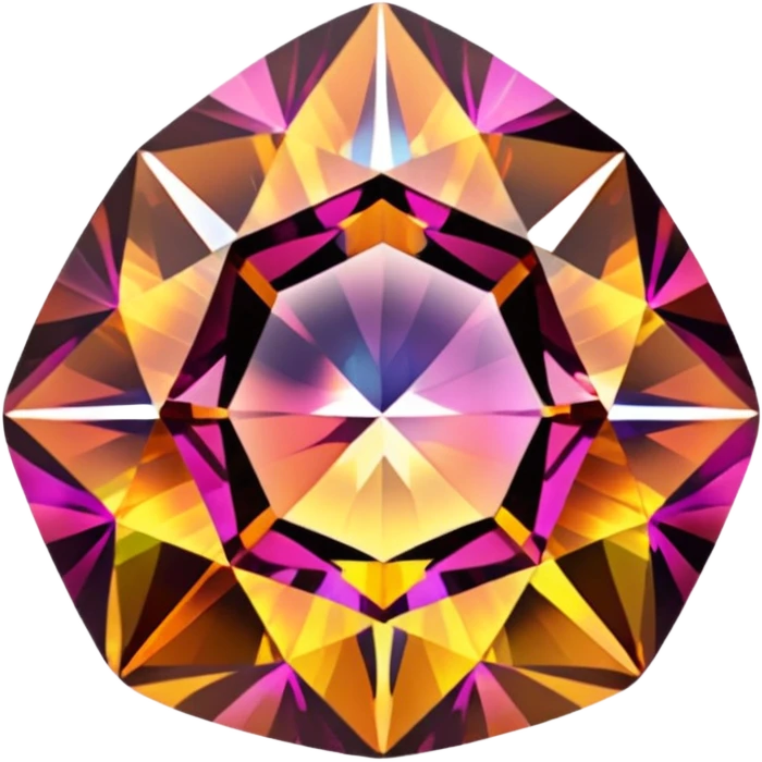 A mystic fire topaz natural cut emoji