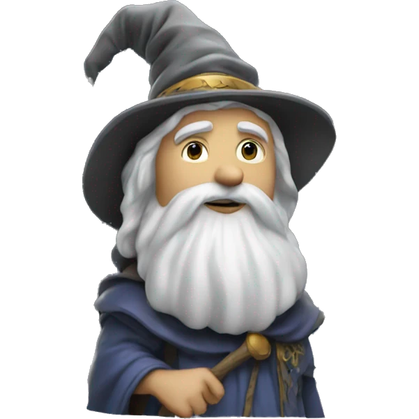 a wizard on the moon emoji