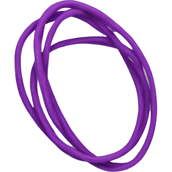 two overlapping rubber bands emoji