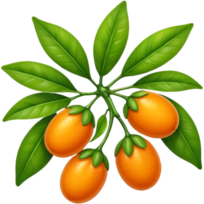 Kumquat foliage emoji