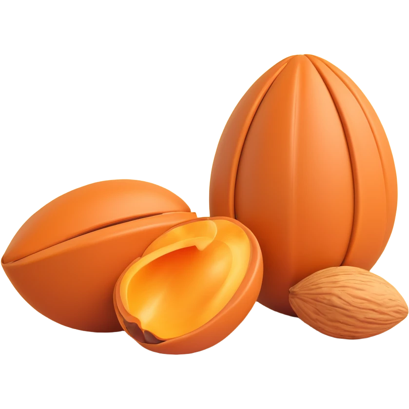 almonds with shell emoji