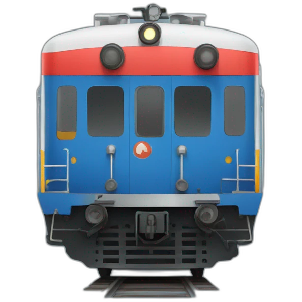 russian train, frontal view emoji