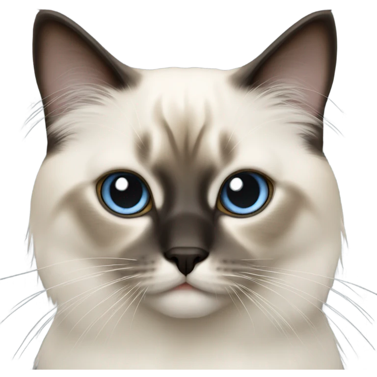 Birman cat emoji