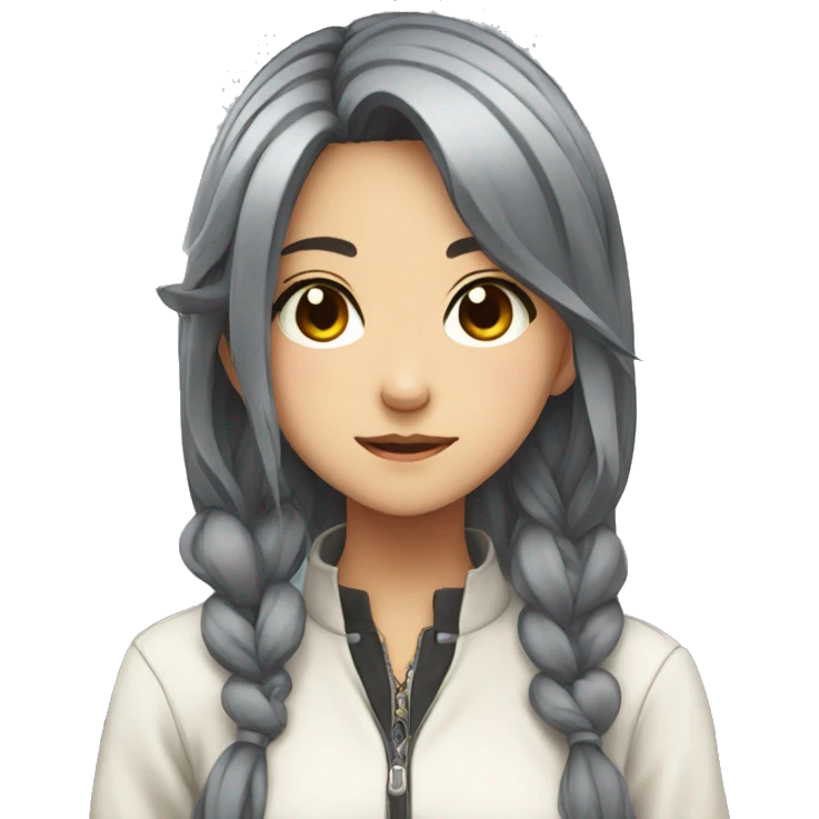 anime girl cute emoji