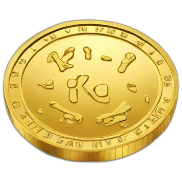 KD gold coin emoji