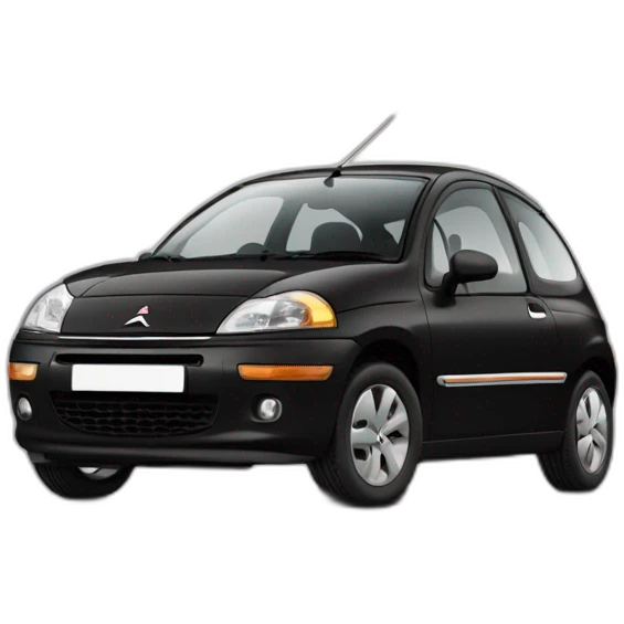 Old citroen c3 black emoji