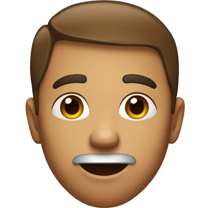 Face with Eyebrows Lowered and Mouth Angled to the Side emoji