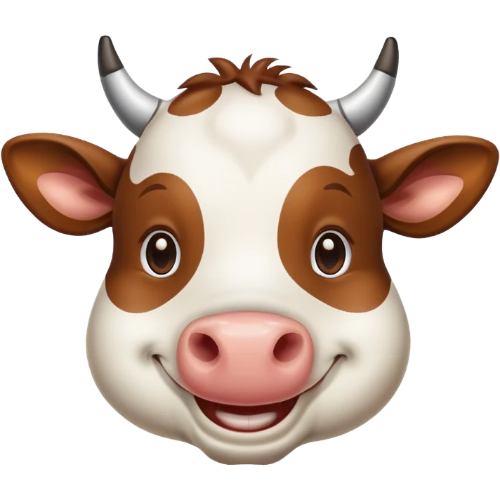 Cow smiling  emoji