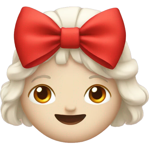 red bow emoji