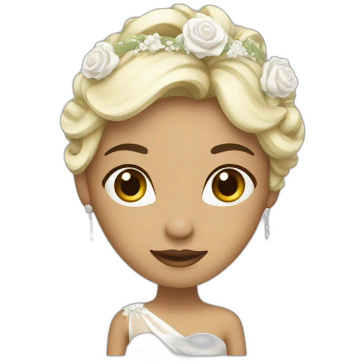 bride with a map emoji