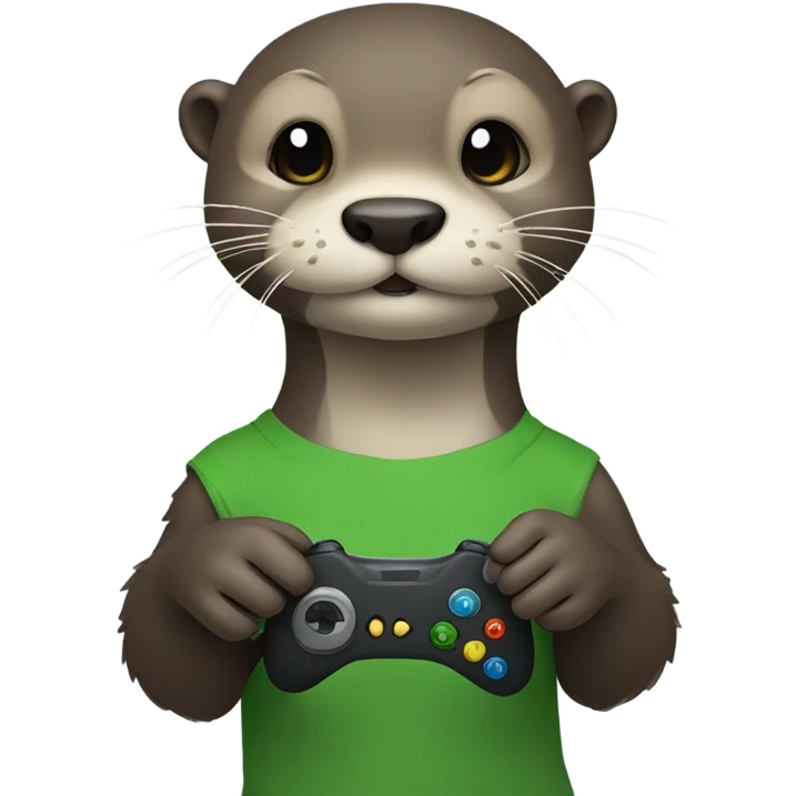 otter playing xbox  emoji