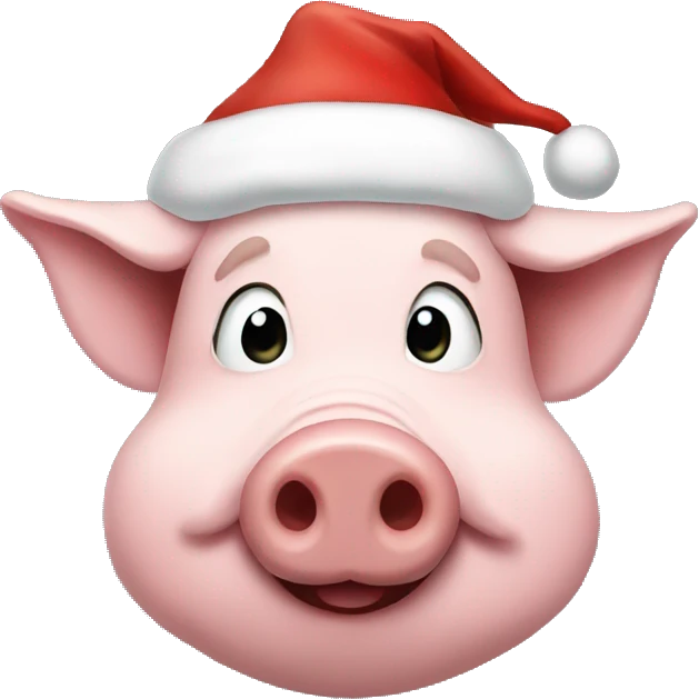 Pig

Santa Claus

 emoji