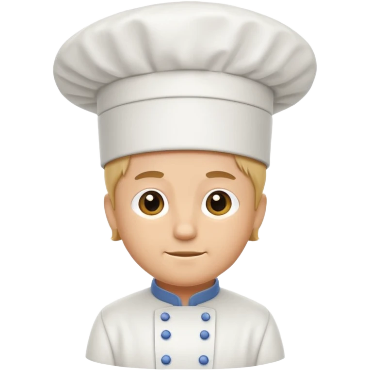 Tall chef's hat emoji