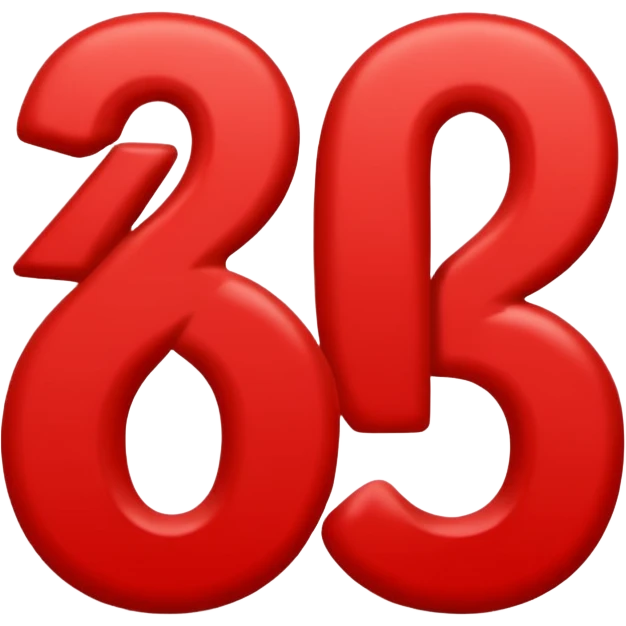 the number "2026" in a red font emoji