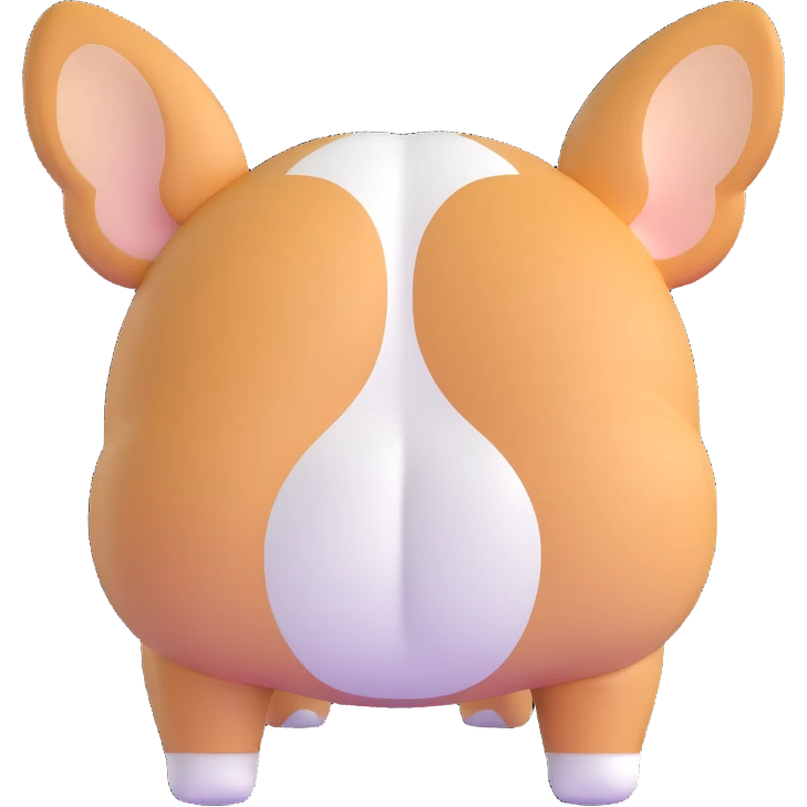 corgi butt emoji