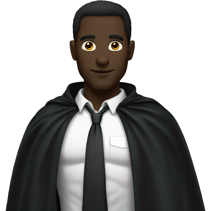 Tall black batman emoji