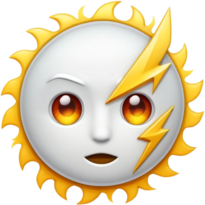 The flash emoji
