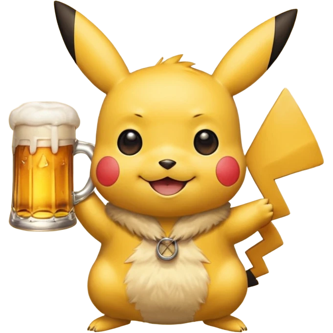 Pikachue bier emoji