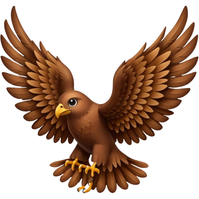 Brown wings only  emoji