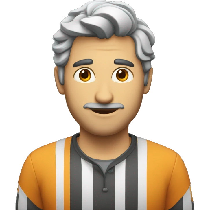 Ladrón a rayas emoji