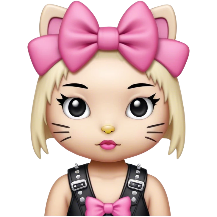  kawaii punk hello kitty emoji