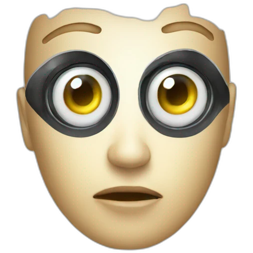 Cyber-eye emoji