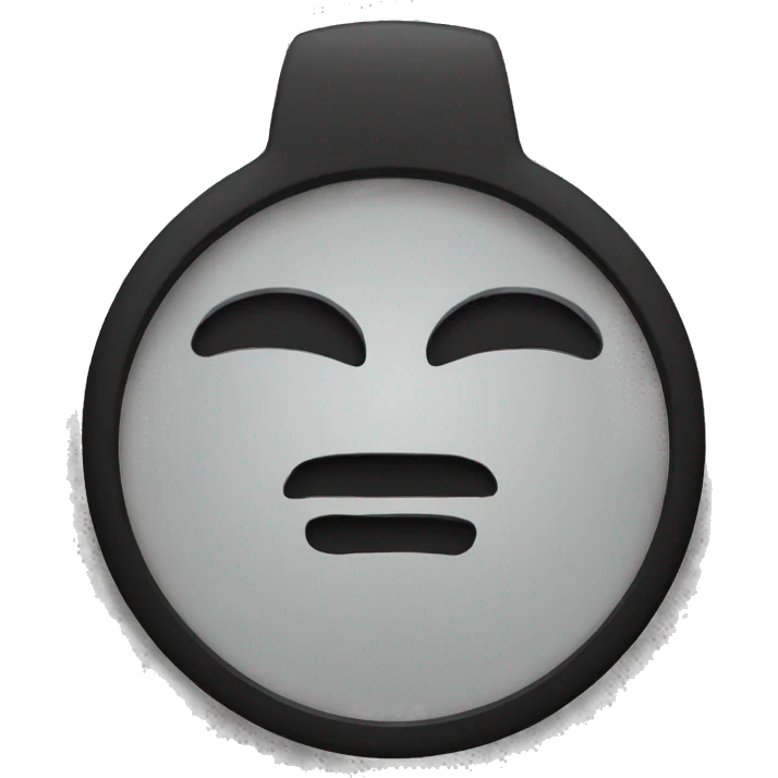 black symbol zero emoji