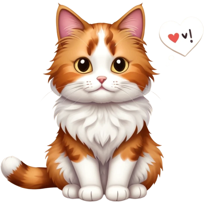 cat with note ivan privetik❤️ emoji