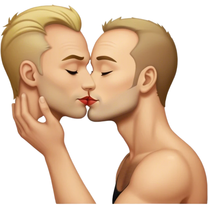 sting from band "the police" kissing ryan olcott from 12 rods emoji