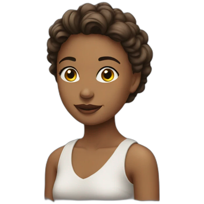 Kristina on love emoji