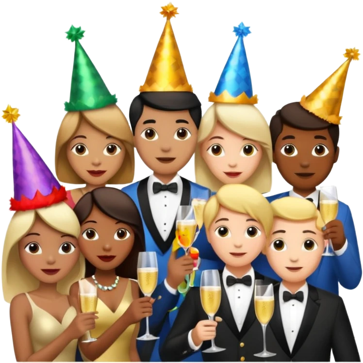 ceia de ano novo emoji