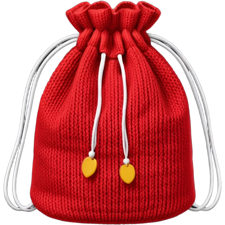 red Knitted Bag emoji