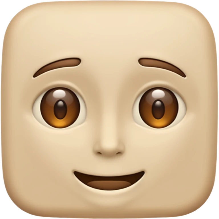 Beige brown emoji