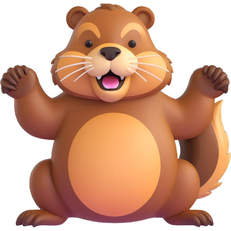 angry beaver emoji