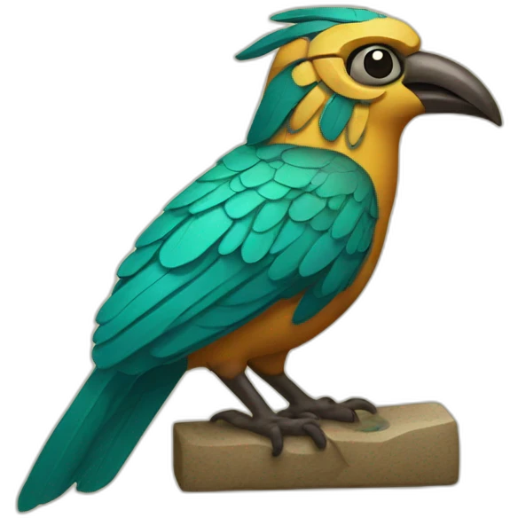 mayan bird hieroglyph emoji
