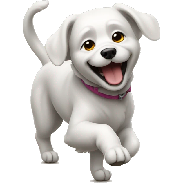 Chien qui danse emoji