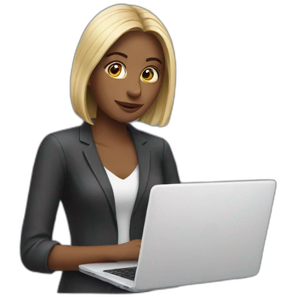 woman with laptop emoji