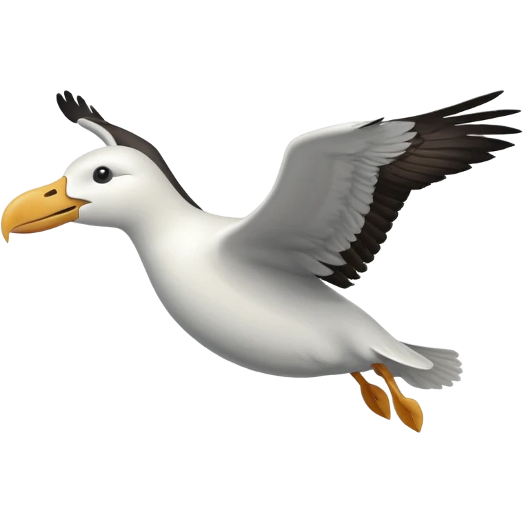 Albatross flying emoji