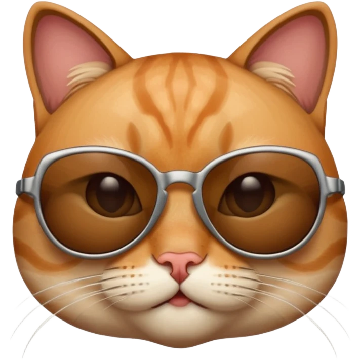 Cat wearing sunglasses emoji