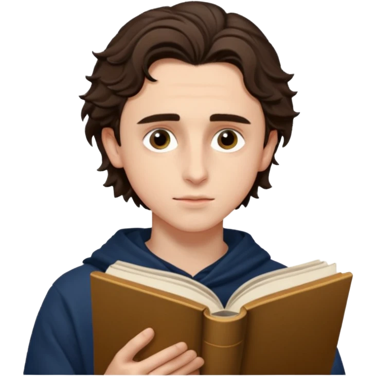timothee read book emoji