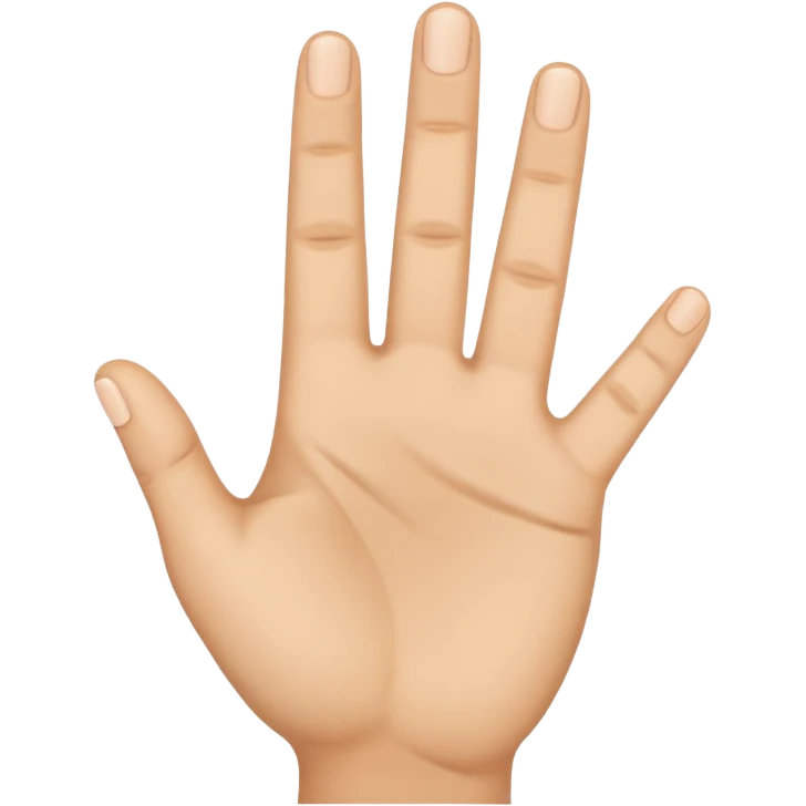 hand holding up 3 fingers emoji