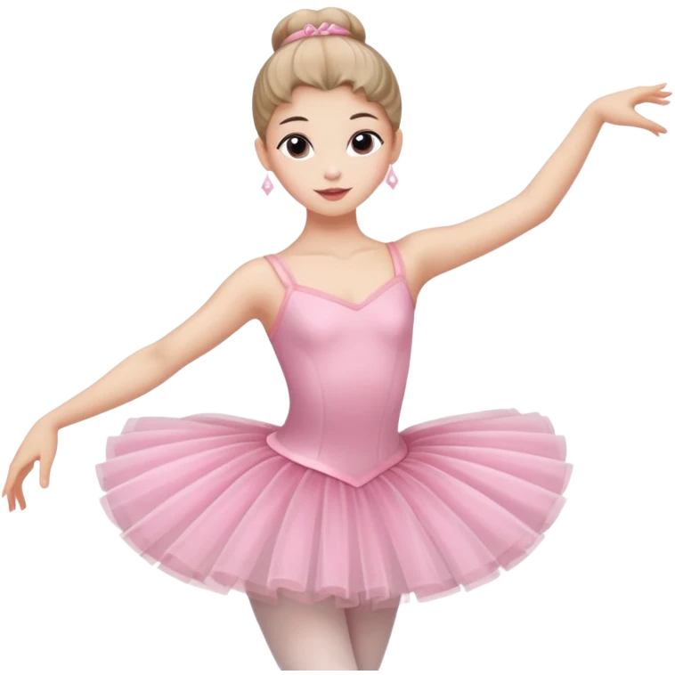 Make a ballerina Nutcracker pink emoji