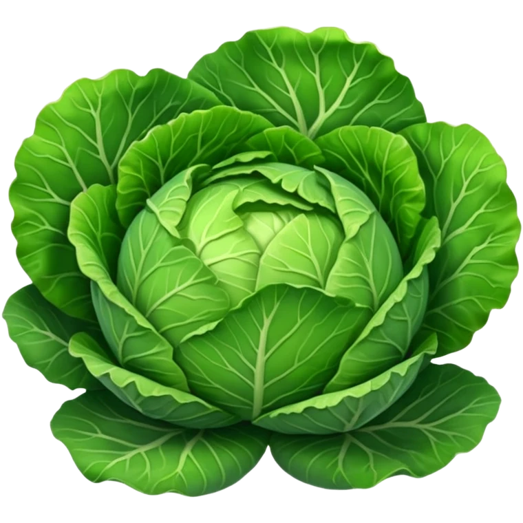 green cabbage  emoji