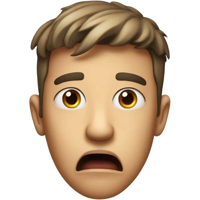 Side eye with open mouth emoji
