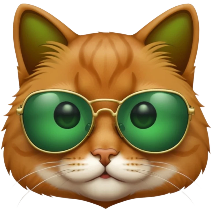 Cat wearing sunglasses emoji