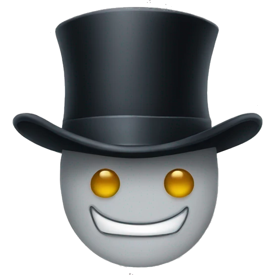 tophat emoji
