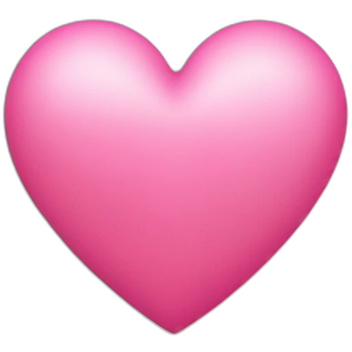 Pink heart emoji
